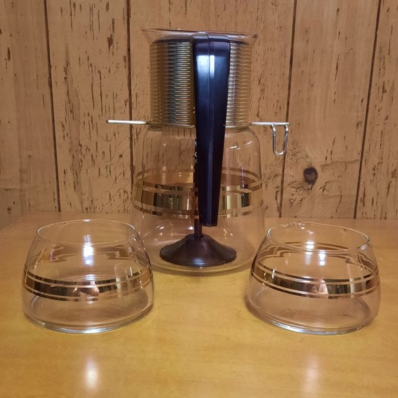 Vintage Cory Glass Coffee Service Set - Picture 2 of 6